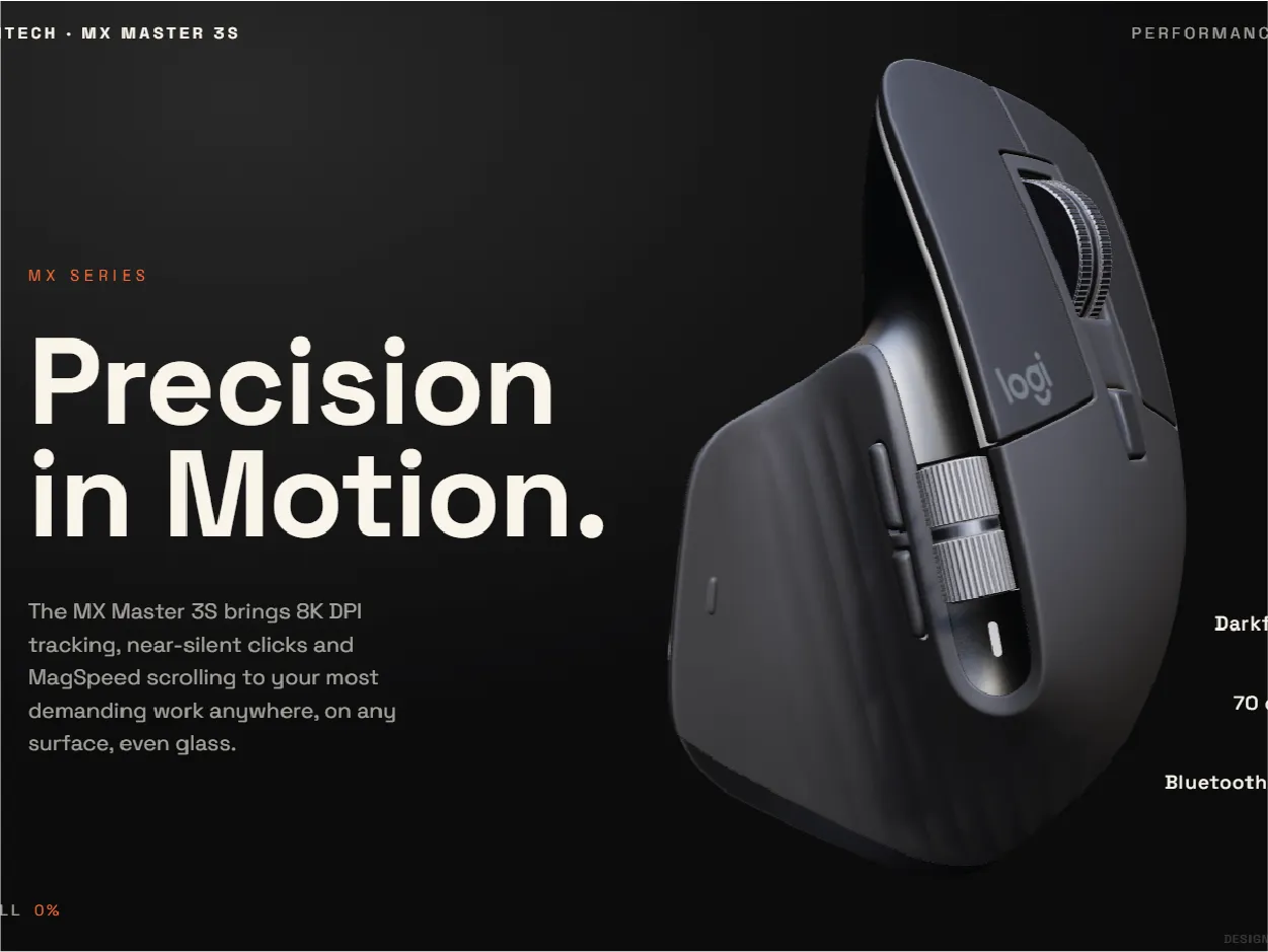 Logitech MX Master 3S — product showcase